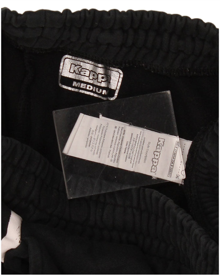 Pantaloni de trening KAPPA pentru bărbați Joggeri bumbac mediu negru