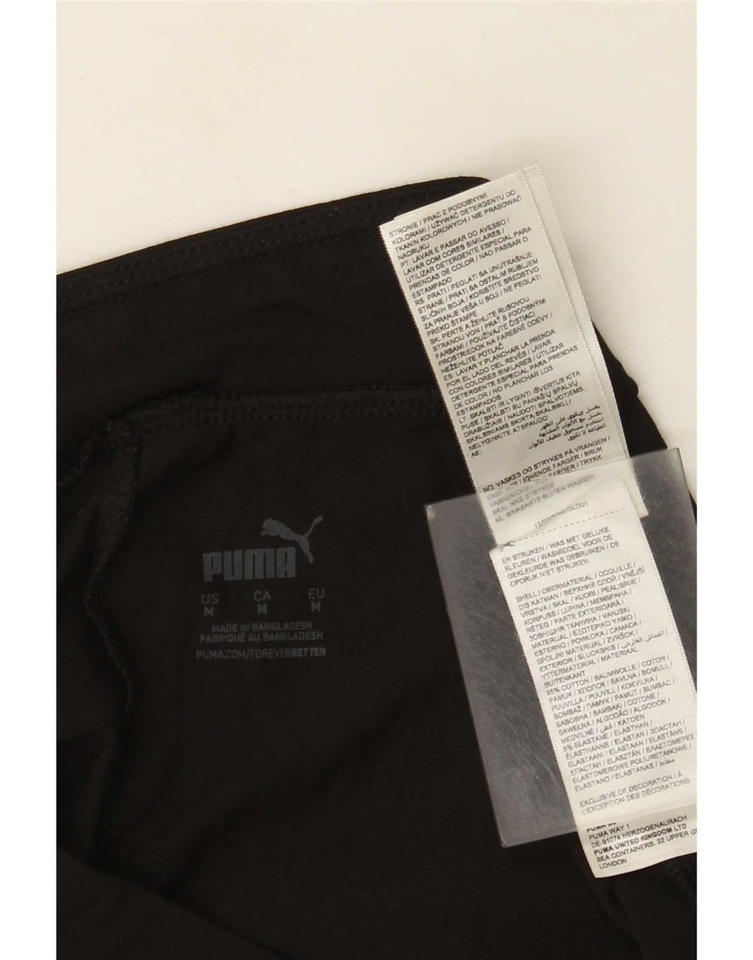 Leggings pentru femei Puma UK 12, bumbac mediu negru