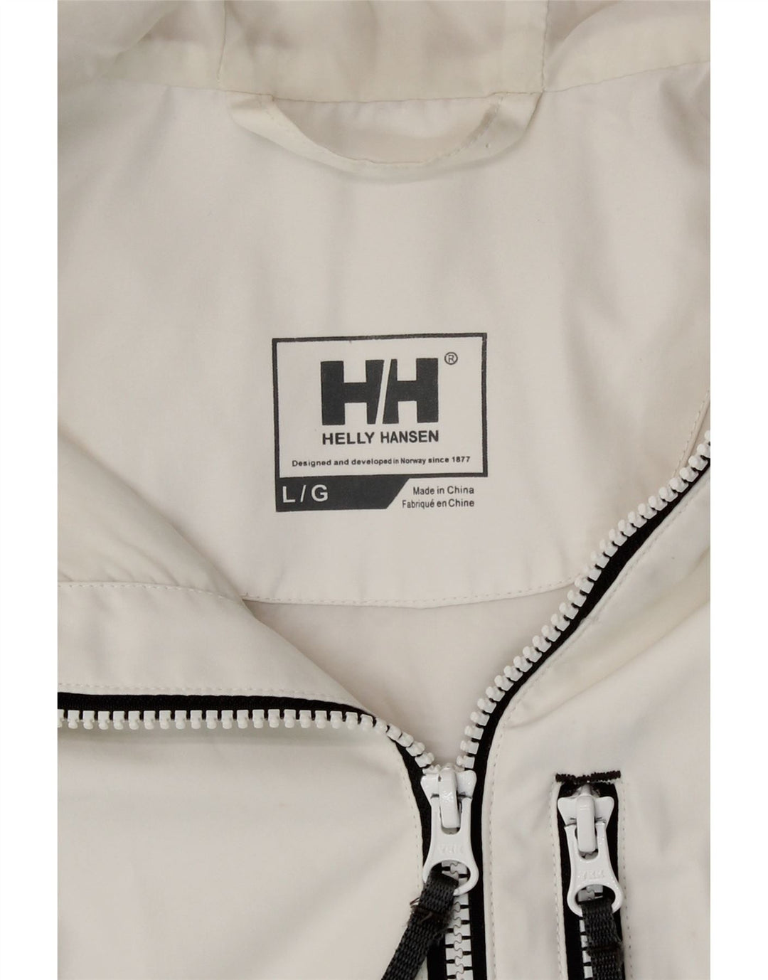 Pelernă de ploaie cu glugă pentru femei Helly Hansen UK 16 Large White