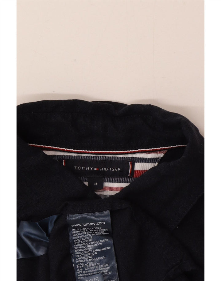 Cămașă cu mânecă scurtă Tommy Hilfiger pentru bărbați, in albastru marin mediu