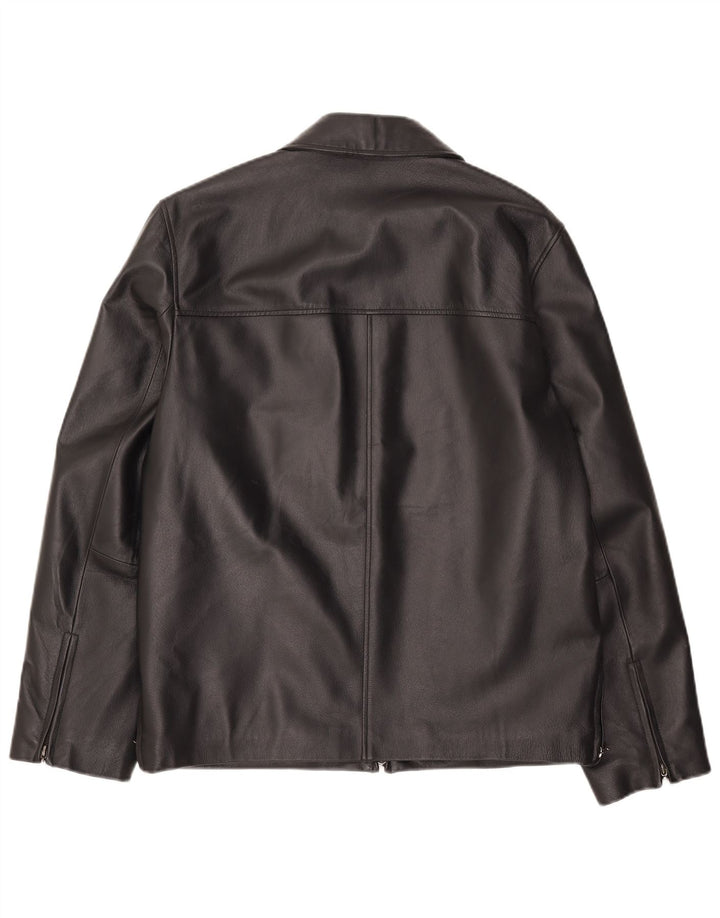 Jachetă din piele bărbătească Conbipel IT 48 Medium Black Leather