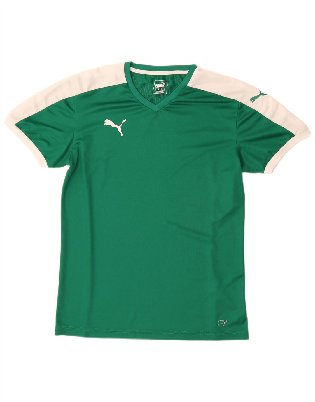 Tricou grafic pentru bărbați Puma Top Medium Green Colorblock