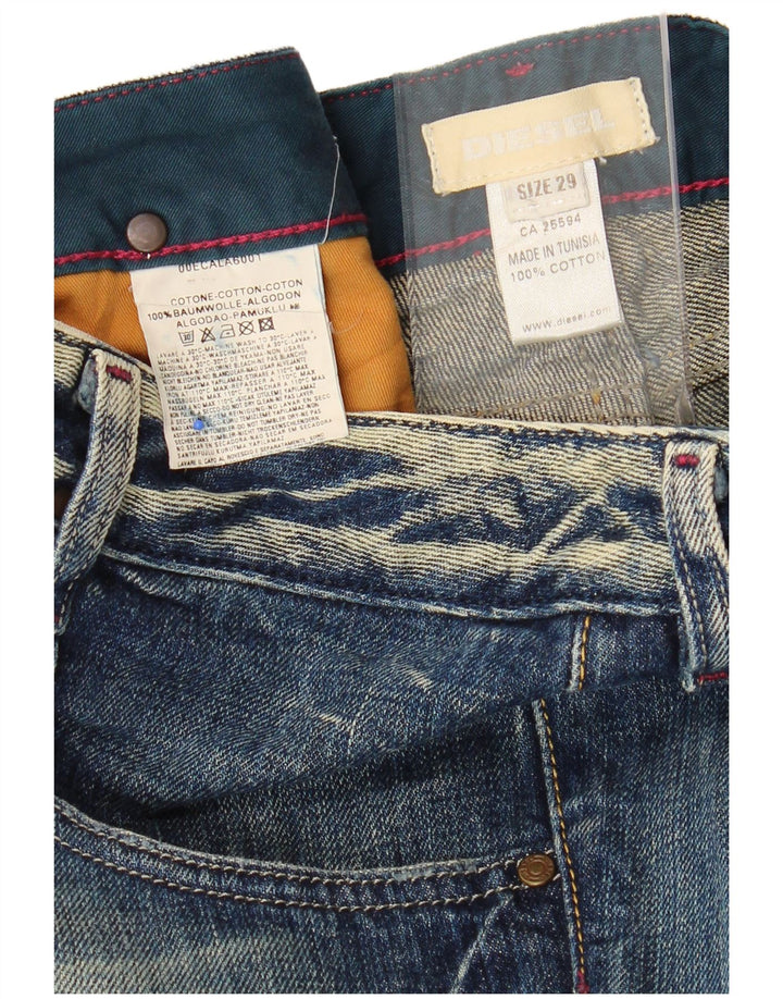 DIESEL Bermudă pentru bărbați din denim W29, bumbac albastru mediu