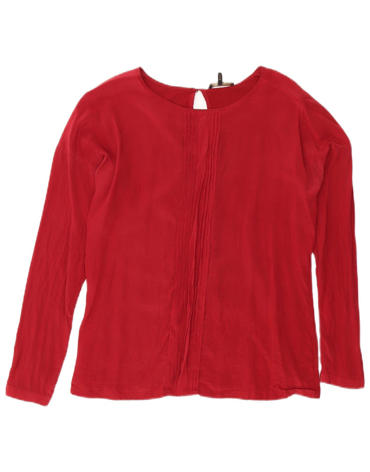 Bluză Massimo Dutti pentru femei, cu croiala lejeră, UK 10, roșu mic