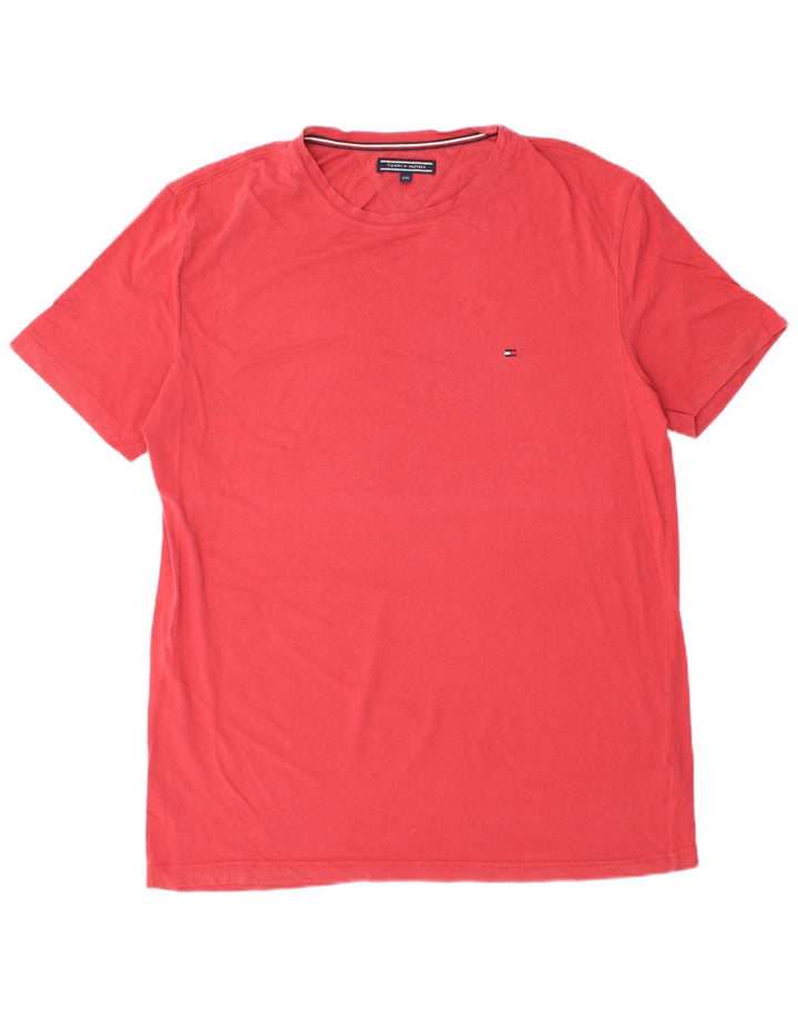 Tricou pentru bărbați Tommy Hilfiger Top 2XL bumbac roșu