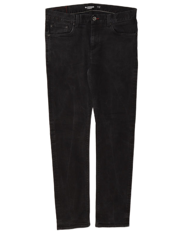 Blugi pentru bărbați Wrangler Bleecker Slim W34 L34 bumbac gri