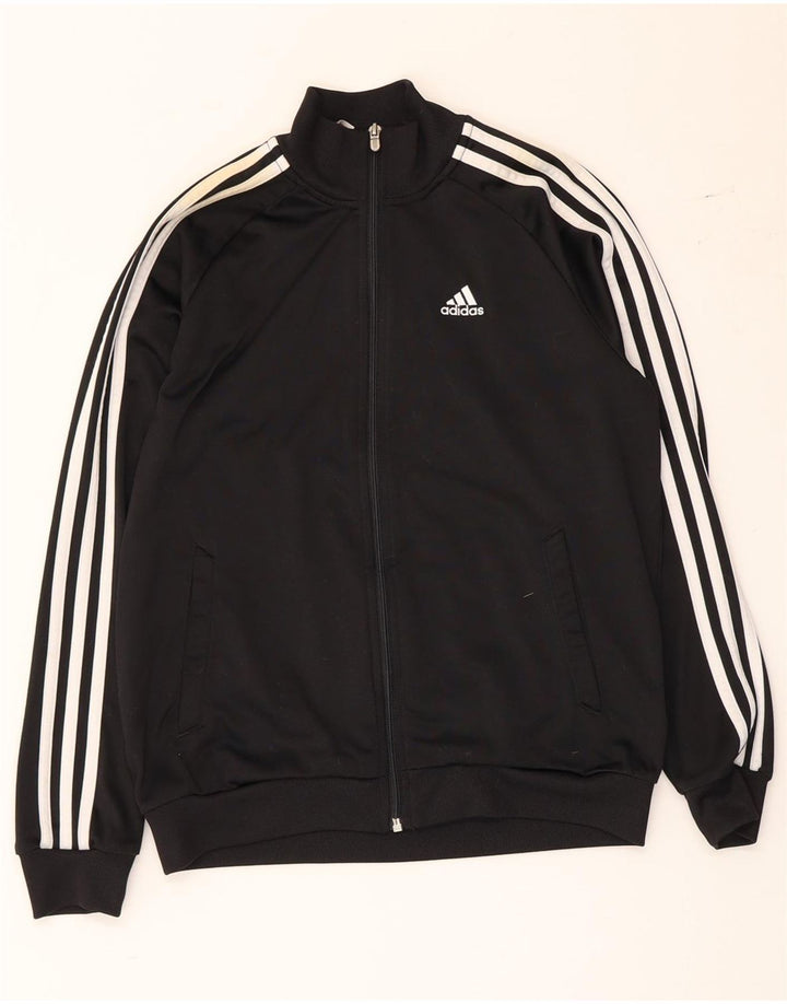 Adidas Boys Clima 365 Trening Top Jacket 11-12 ani poliester negru