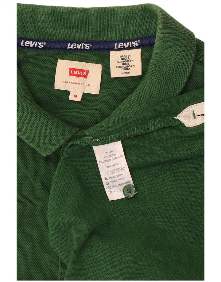 Tricou polo Levi's pentru bărbați, bumbac verde mediu