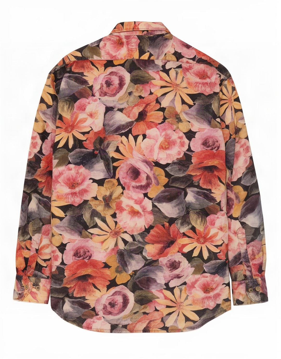 Cămașă pentru bărbați din velur Ingro Rose, mare, multicoloră, florală