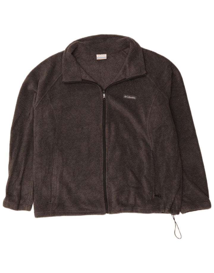 Jachetă fleece Columbia pentru bărbați UK 46 3XL poliester negru