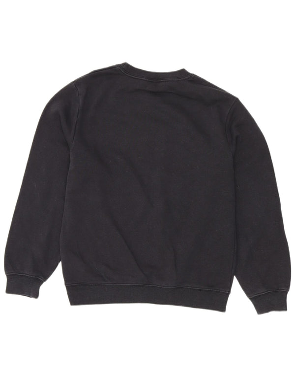 Pulover Nike pentru băieți grafic 10-11 ani bumbac negru mediu