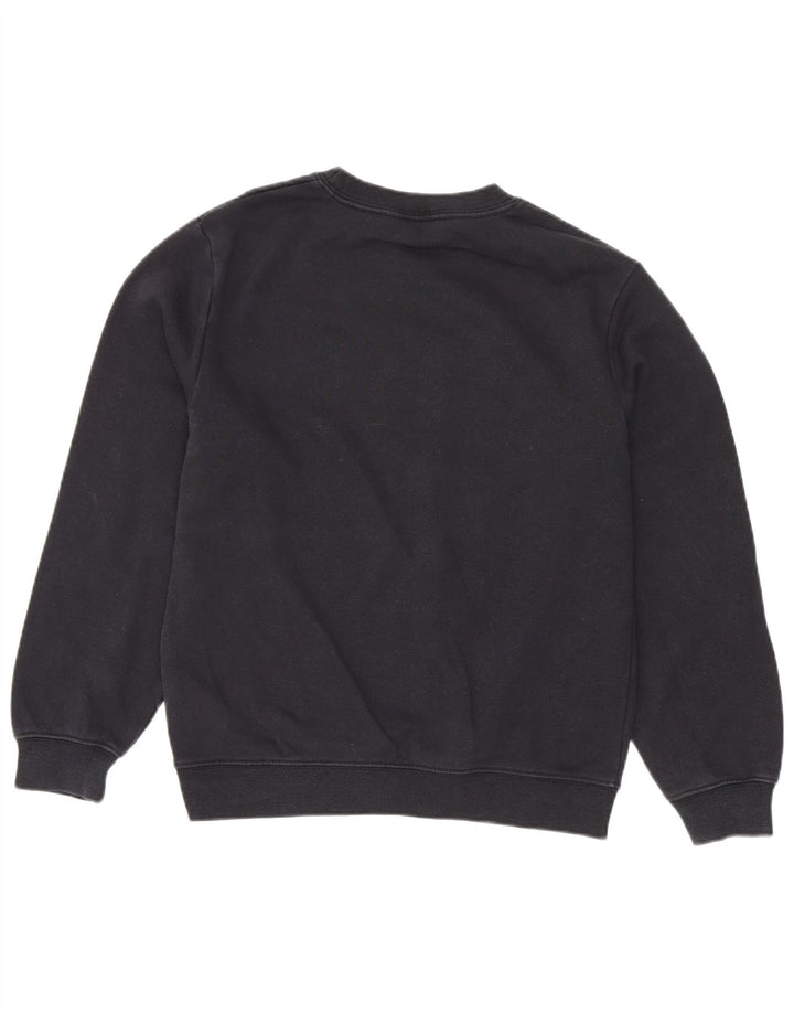 Pulover Nike pentru băieți grafic 10-11 ani bumbac negru mediu