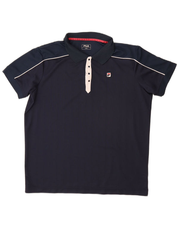 Tricou polo FILA pentru bărbați IT 54 XL Bleumarin Poliester