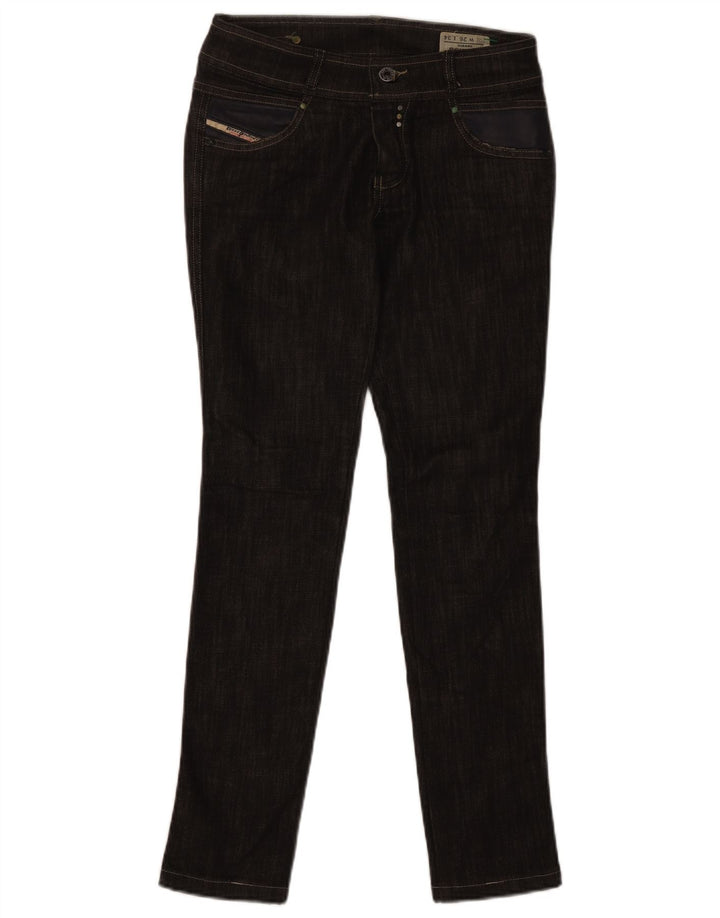 DIESEL Womens Slim Jeans W26 L29 Grey Cotton
