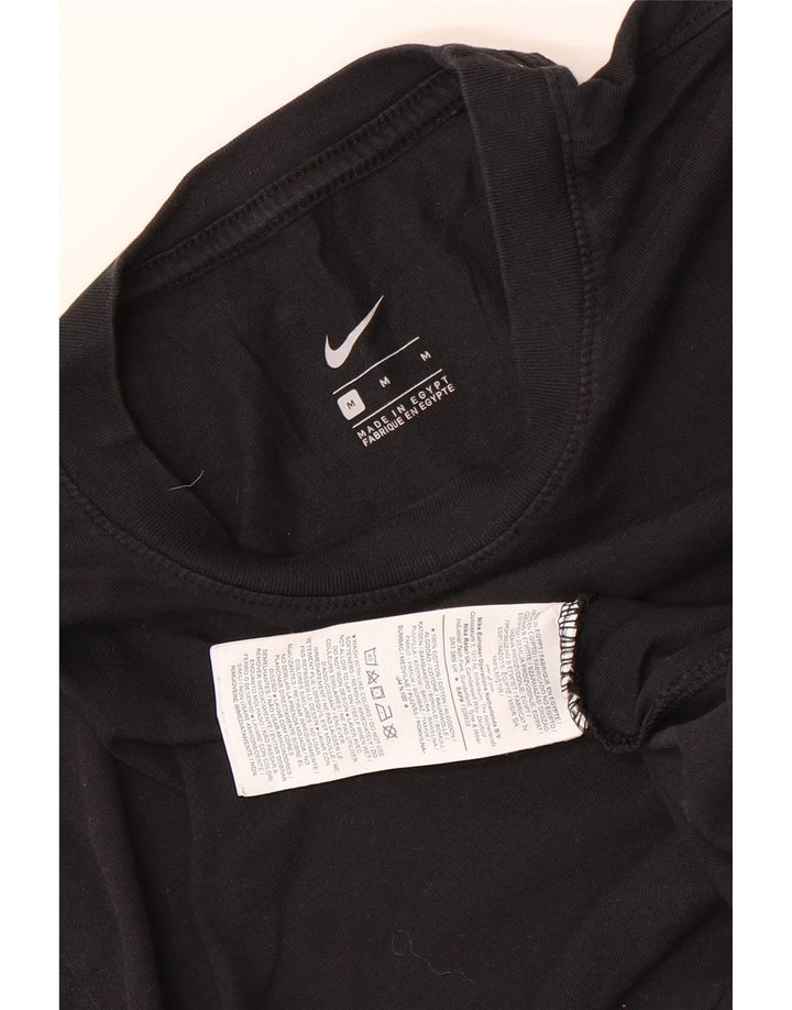 Tricou pentru bărbați Nike Top Mediu Negru Bumbac