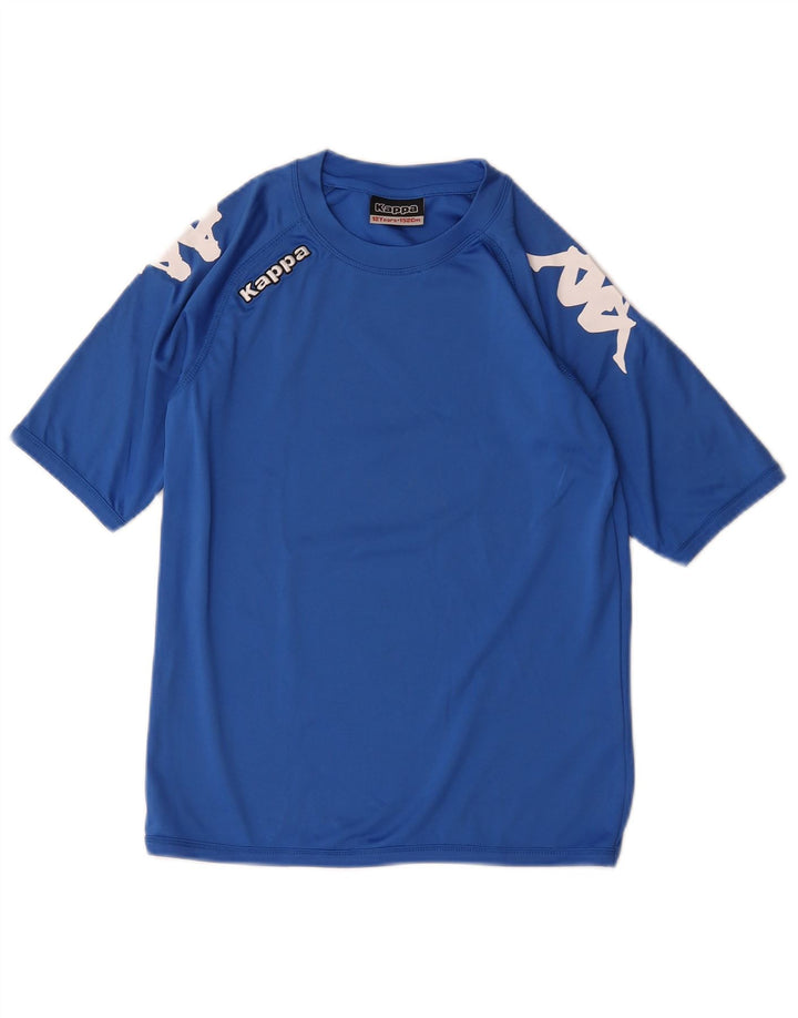 Tricou grafic pentru băieți Kappa Top 11-12 ani poliester albastru