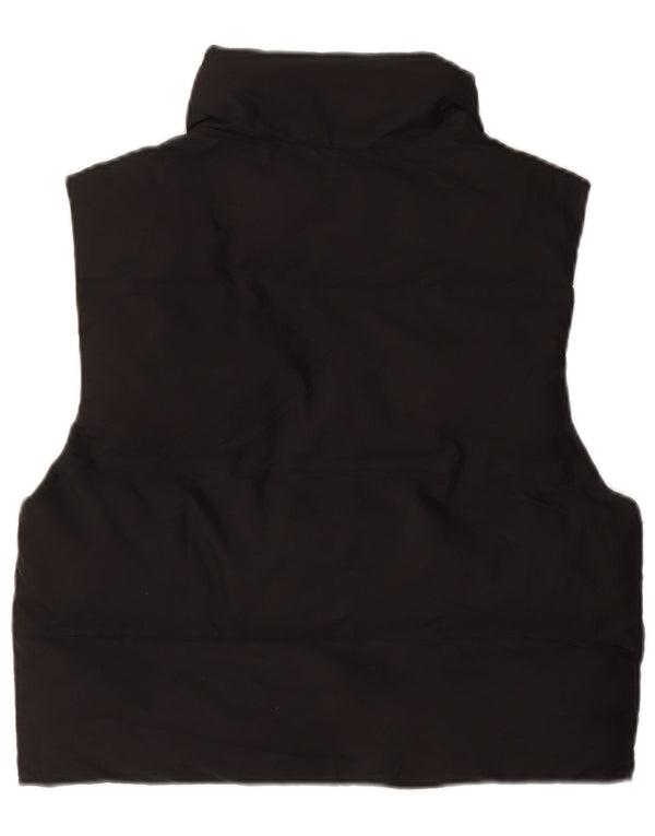 Gilet căptușit supradimensionat pentru femei Zara UK 6 XS poliester negru