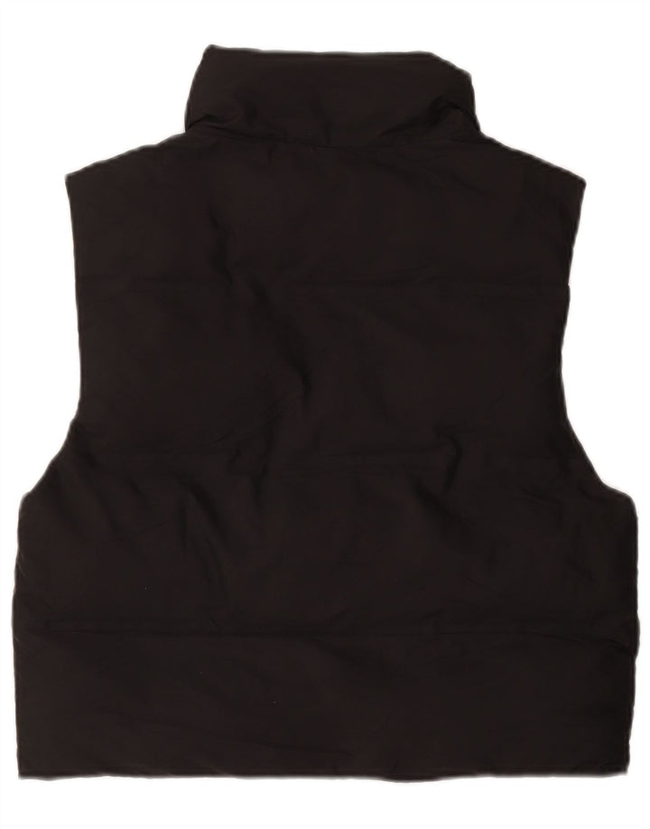 Gilet căptușit supradimensionat pentru femei Zara UK 6 XS poliester negru