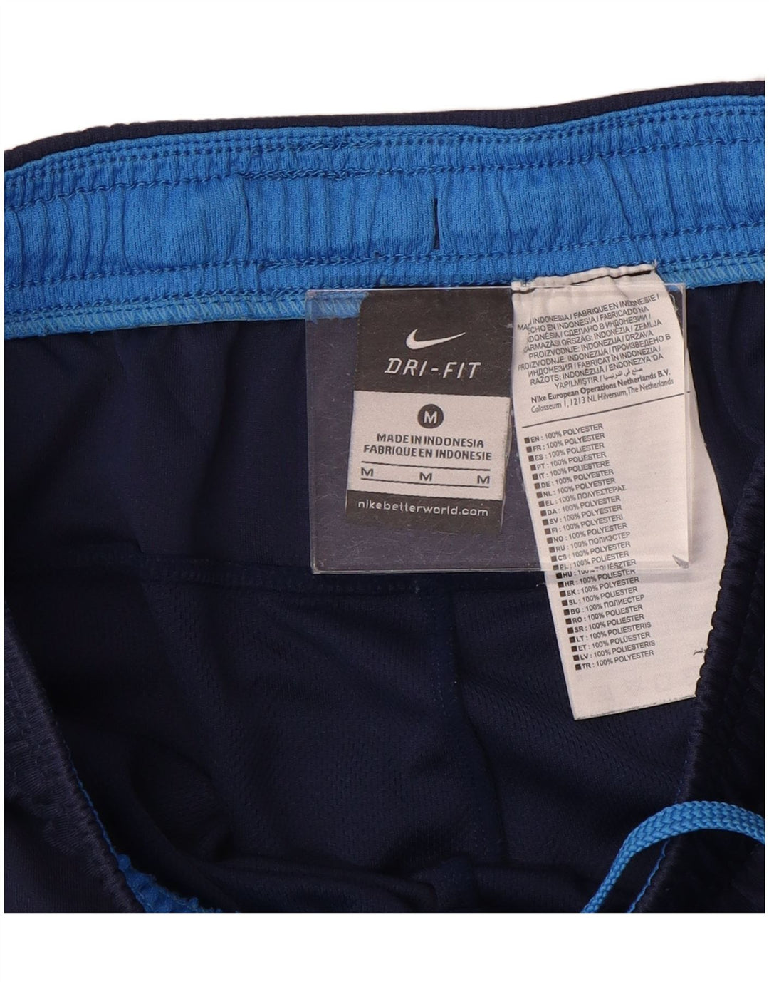 Pantaloni scurți sport Nike Dri Fit pentru bărbați, poliester mediu albastru