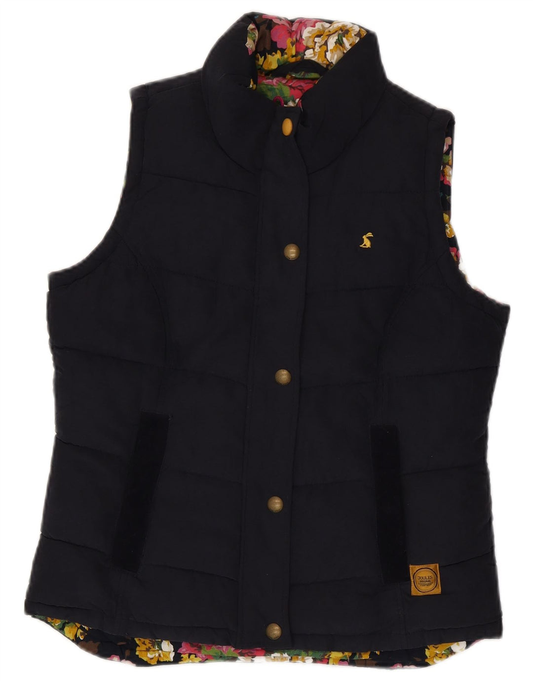 Gilet căptușit pentru femei Joules UK 12 Medium Bleumarin Poliester
