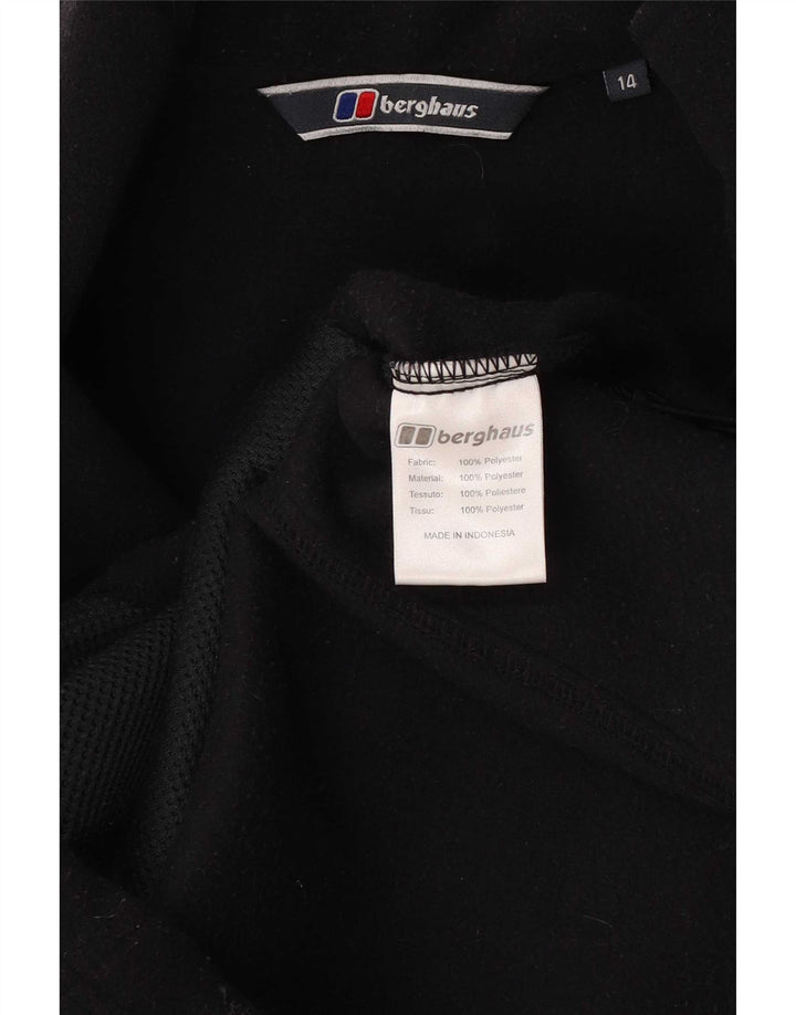 Gilet din lână pentru femei Berghaus UK 14, mare, negru, poliester