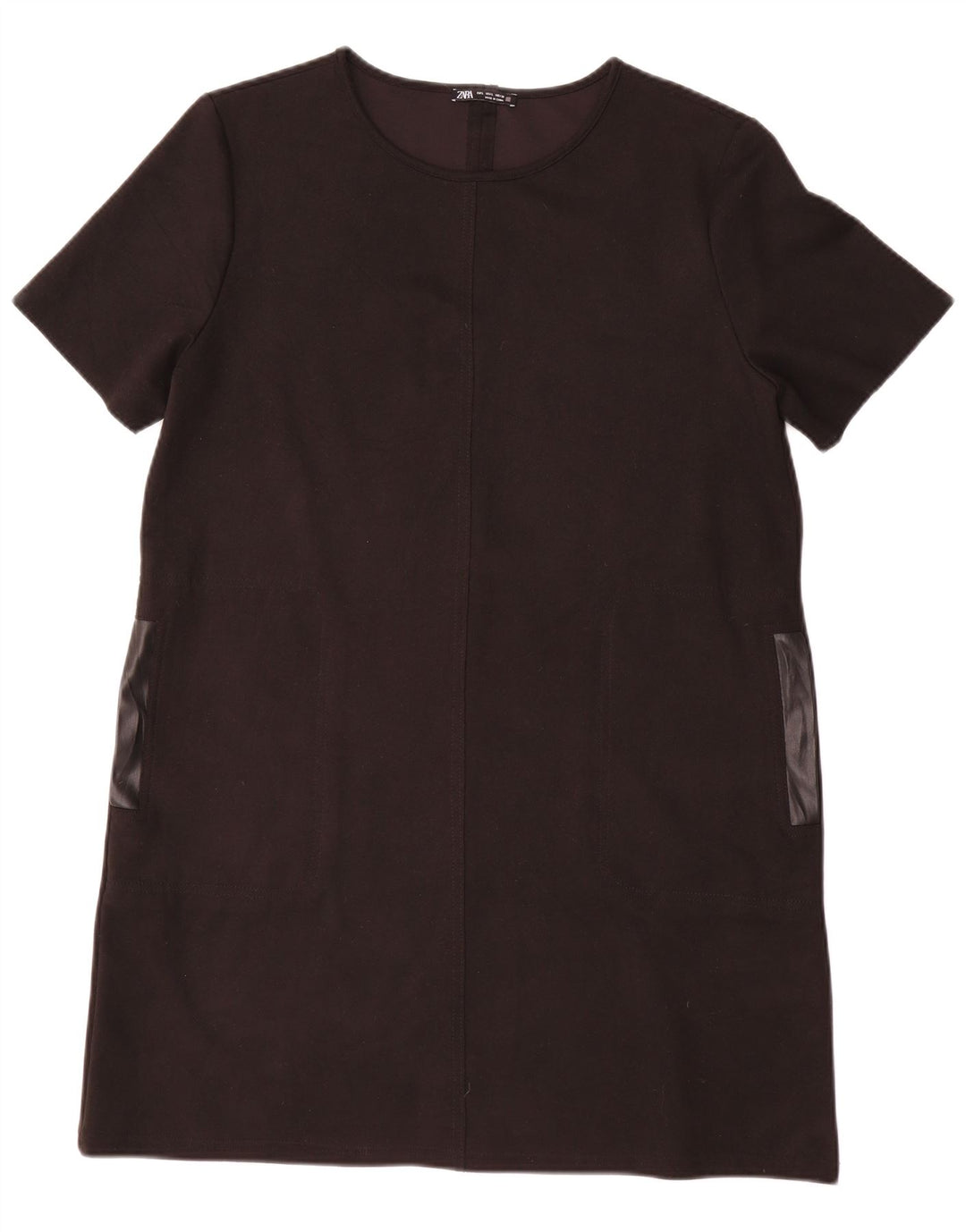 Rochie femeie Zara Shift UK 16, mare, negru, poliester
