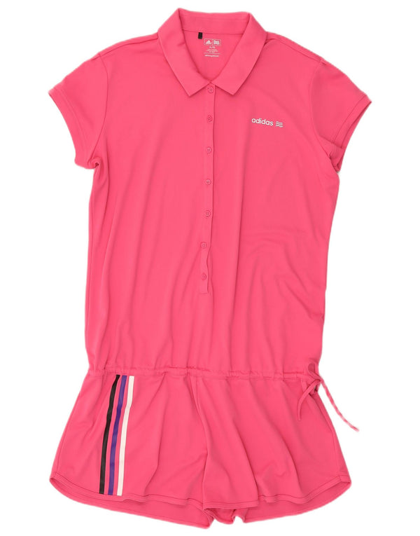 Combi pentru femei Adidas UK 18 XL roz poliester