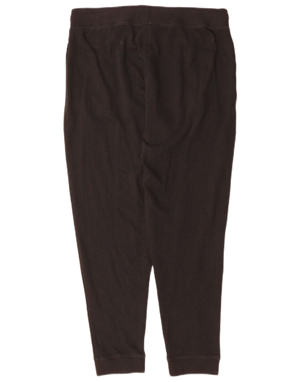 Calvin Klein Pantaloni de trening grafic pentru femei Pantaloni de jogging UK 16 Large Black