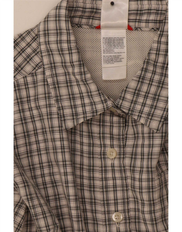Cămașă The North Face pentru femei UK 14 Medium Grey Check Poliester