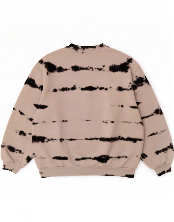 Levi's Mens Sweatshirt Jumper Medium Off White Tie Dye Cotton