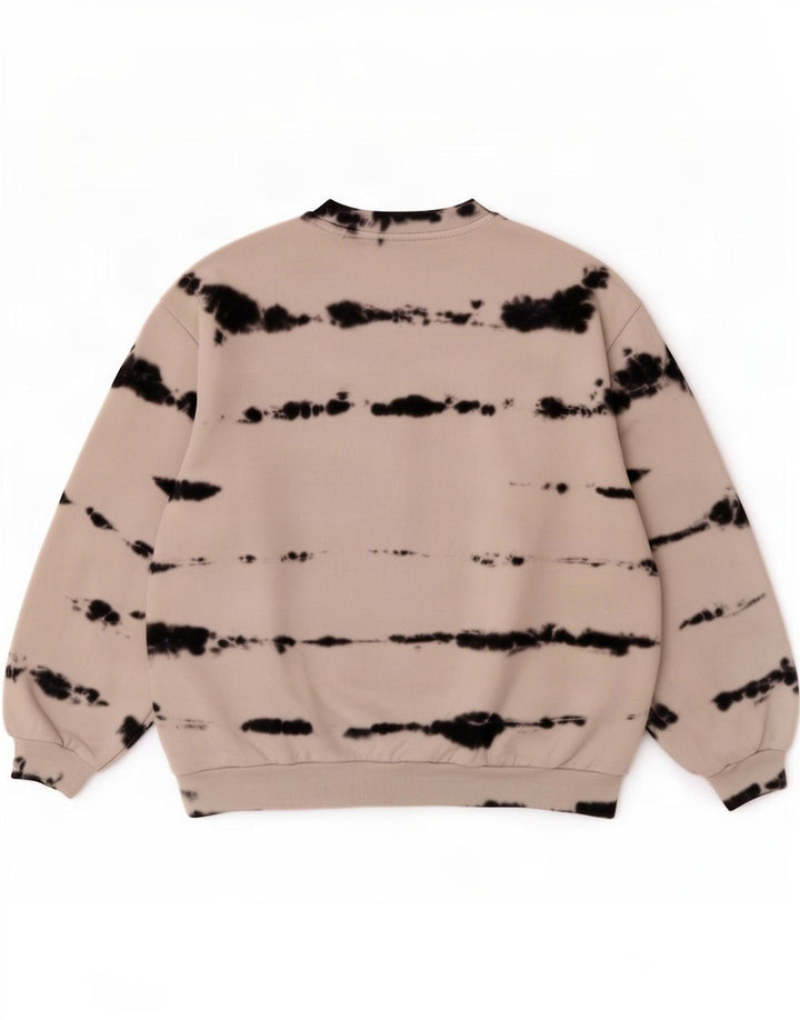 Pulover pentru bărbați Levi's Pulover mediu din bumbac Tie Dye alb