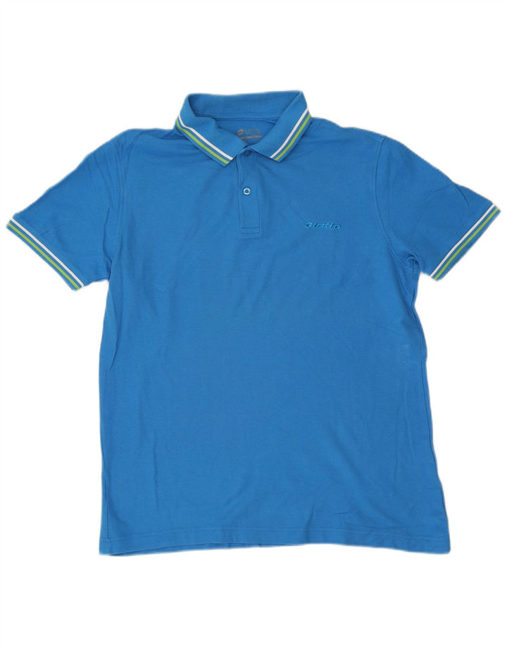 Tricou polo pentru bărbați Lotto, mare, albastru