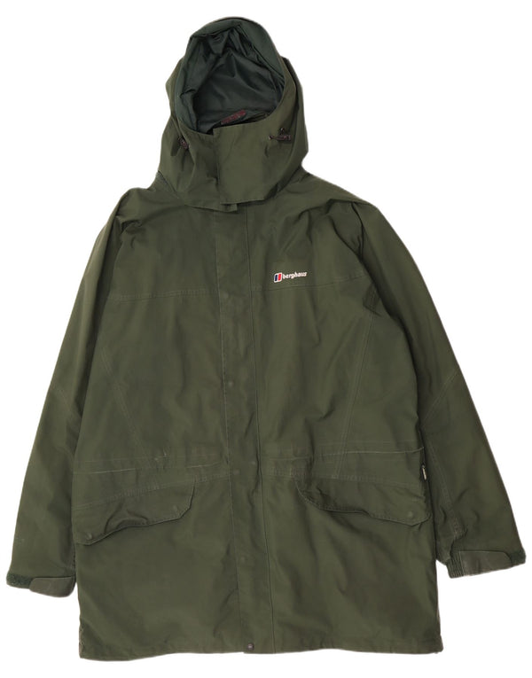 Pelernă de ploaie cu glugă pentru bărbați Berghaus UK 44 2XL Poliester verde