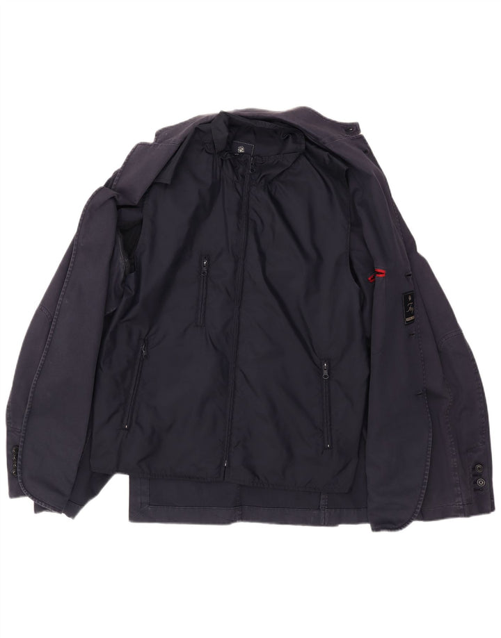 Jachetă Fay pentru bărbați cu 3 nasturi IT 52 XL bleumarin