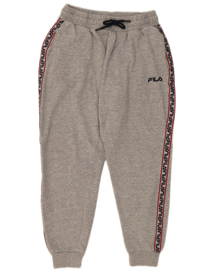Pantaloni de trening cu grafică Fila pentru bărbați Pantaloni de jogging Gri mediu Colorblock