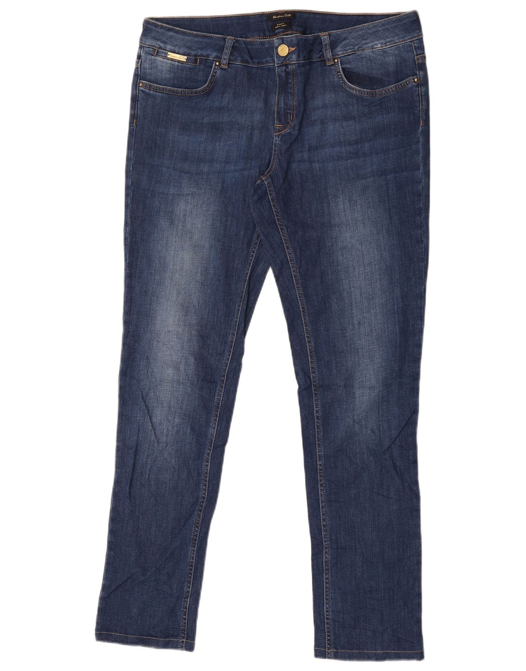 Blugi slim pentru femei Massimo Dutti W36 L31 bleumarin