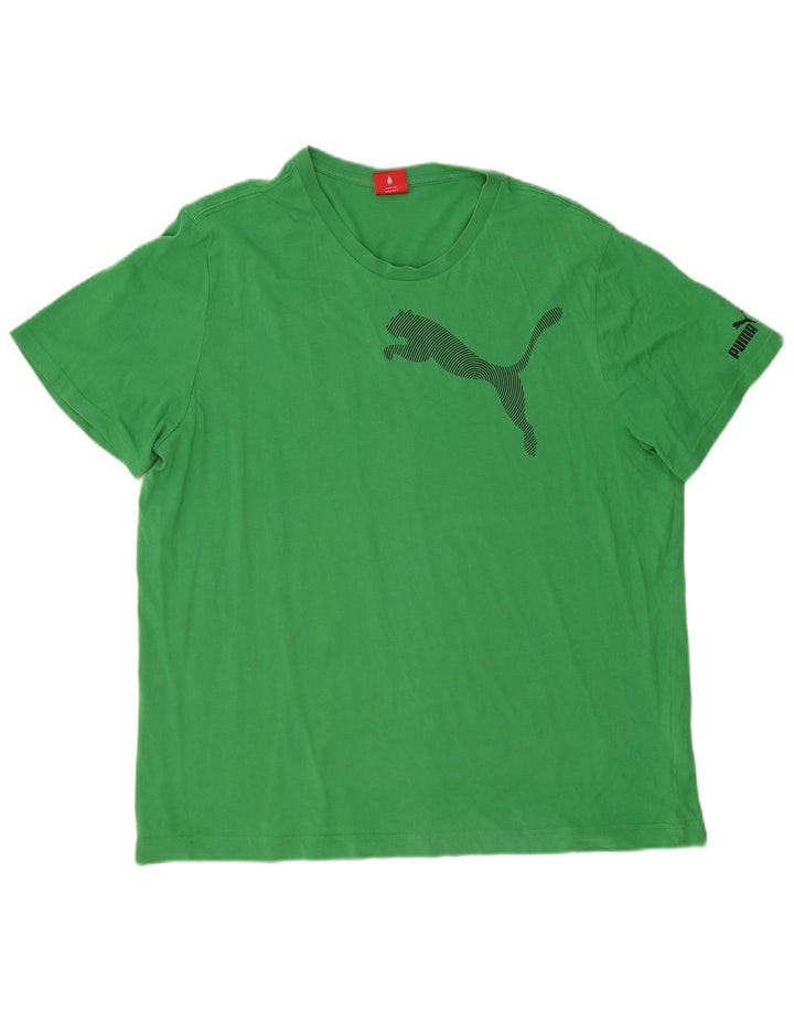 Tricou grafic Puma pentru bărbați Top 2XL verde