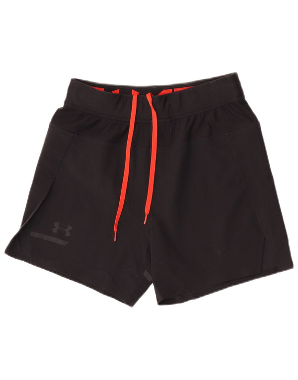 Pantaloni scurți sport Under Armour pentru femei Heat Gear UK 10 Small Bleumarin