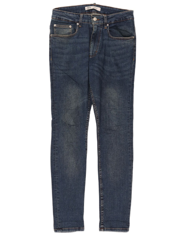 Blugi skinny pentru bărbați Zara EU 40 Medium W31 L30 Bumbac albastru