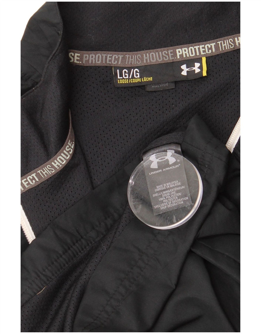 Jachetă de trening pentru bărbați UNDER ARMOUR, mare, negru, poliester
