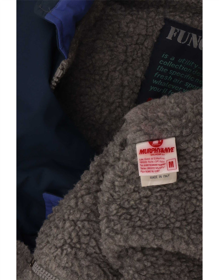 Jachetă Parka Sherpa cu glugă pentru bărbați Murphy & Nye UK 38 Medium Bleumarin