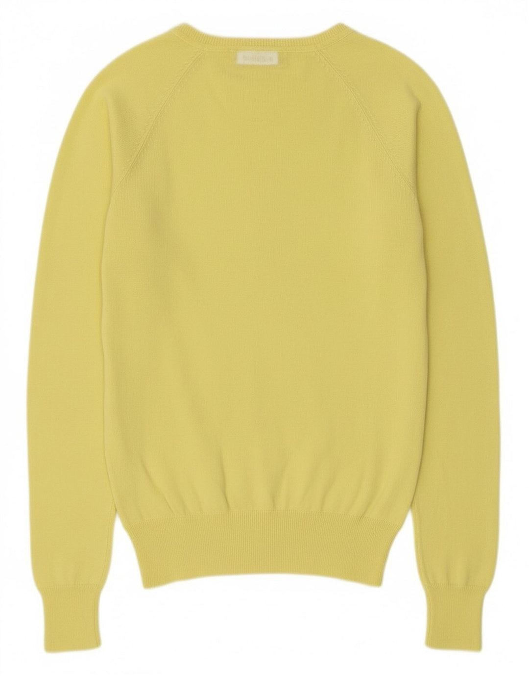 Pulover cardigan pentru femei Zara UK 12, bumbac galben mediu