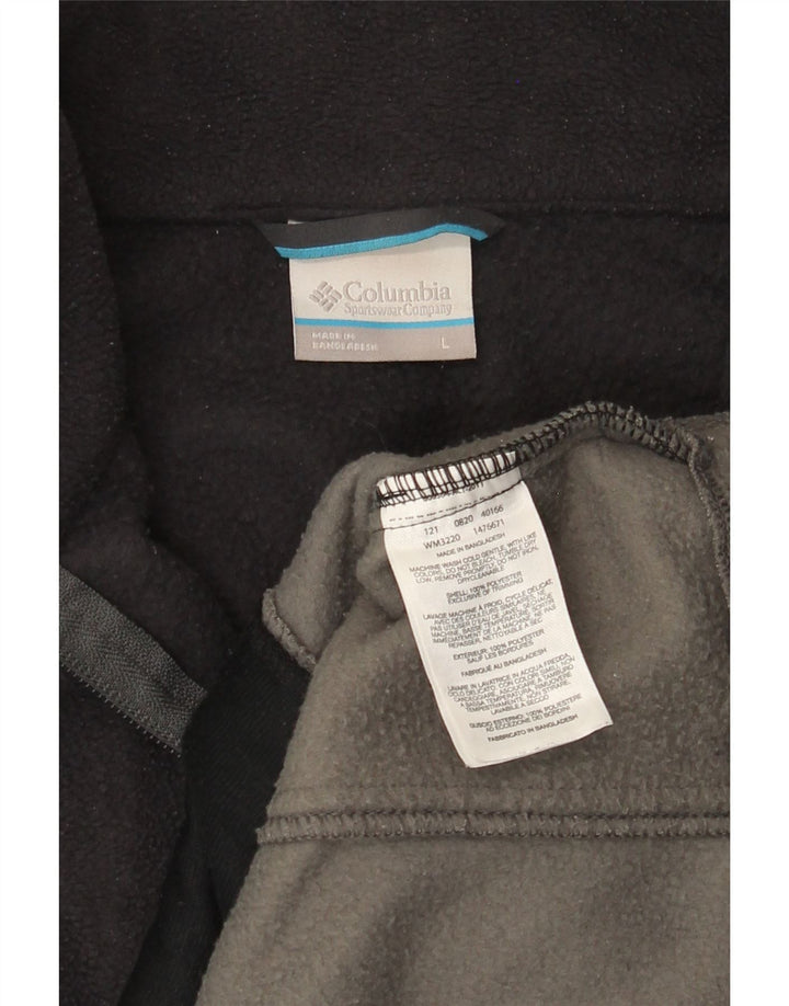 Jachetă fleece pentru bărbați Columbia UK 40 mare, gri, poliester color bloc