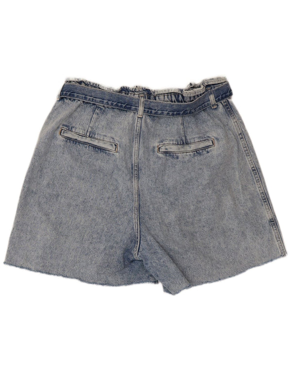 Pantaloni scurți din denim pentru femei Zara EU 44 XL W34 Albastru