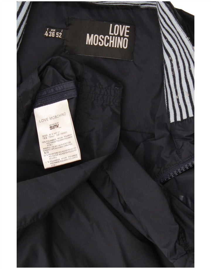 Jachetă de trening pentru bărbați Moschino IT 52 Poliamidă mare albastru bleumarin
