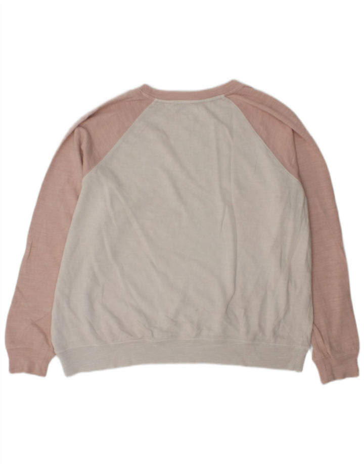 Pulover pentru damă Marks & Spencer pentru femei UK 16, mare, alb, bloc de culoare