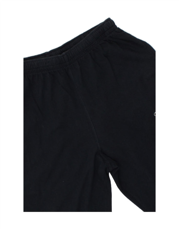 CHAMPION Womens Tracksuit Trousers UK 12 Medium Navy Blue Cotton Vintage Champion and Second-Hand Champion from Messina Hembry 