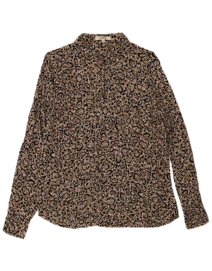 Cămașă Garcia cu model abstract pentru femei UK 10 mic, multicolor, viscoză