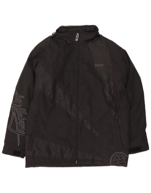 Jachetă de vânt cu glugă Billabong pentru femei US 14 XL cu dungi negre