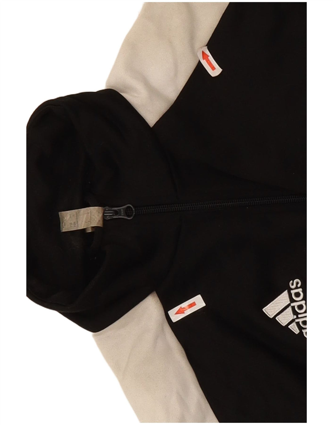 Jachetă de trening pentru bărbați Adidas, mare, negru, poliester bloc de culoare